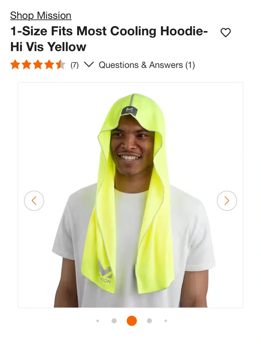 Two Cooling Hoodie Towels- Multicolor